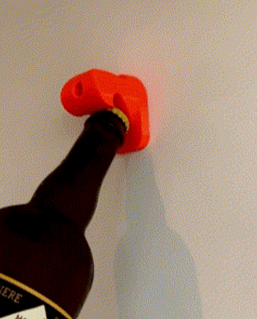 Bottle Opener Wall Mounted 3d model