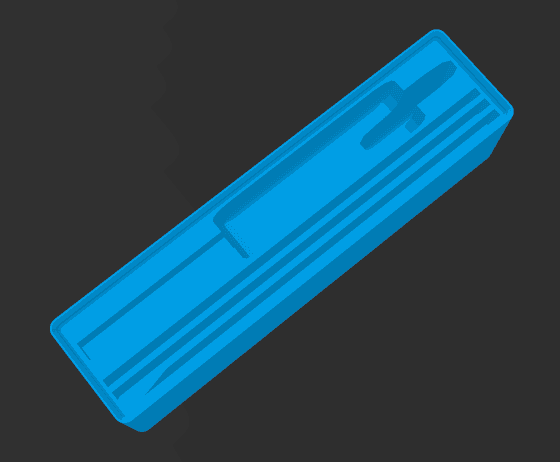 Gridfinity Caliper Holder (horizontal) 3d model