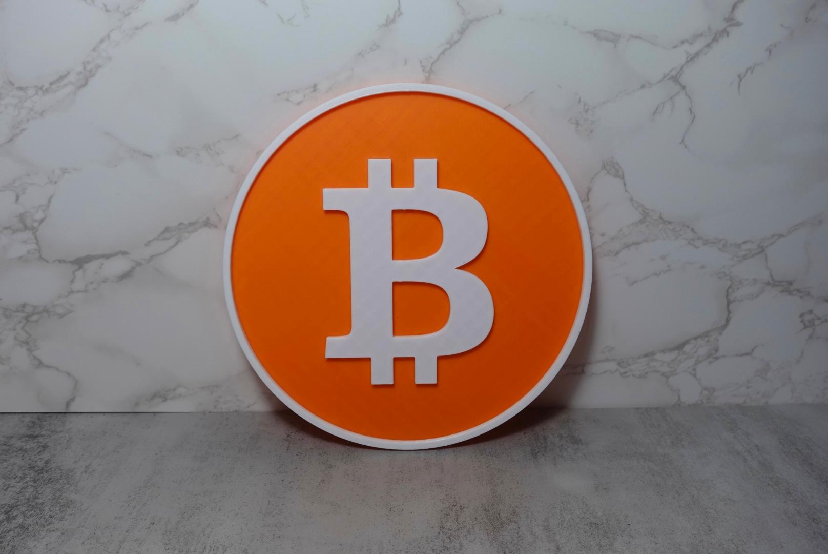 Bitcoin Wall Decor 3d model