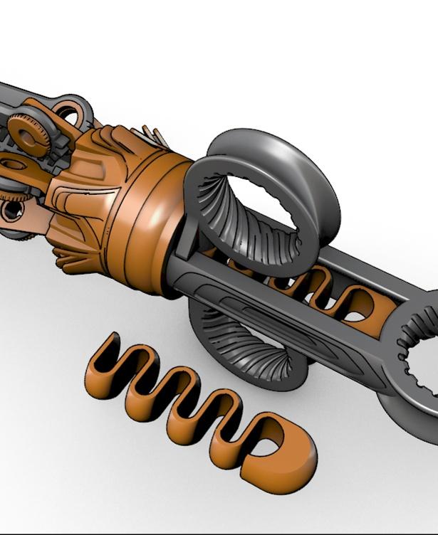 PREDATOR GRABBER v1 - Added Spring_v1 to the design - 3d model