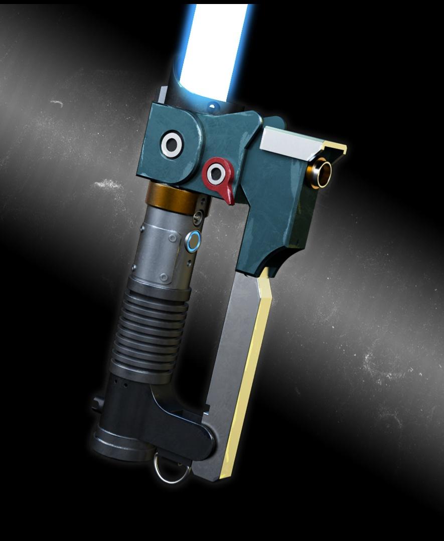 Ezra Bridger's lightsaber 3d model