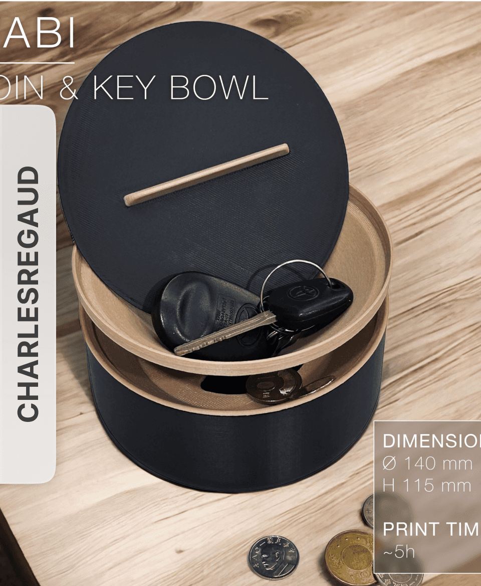 WABI | Coin & key bowl by CharlesRegaud 3d model