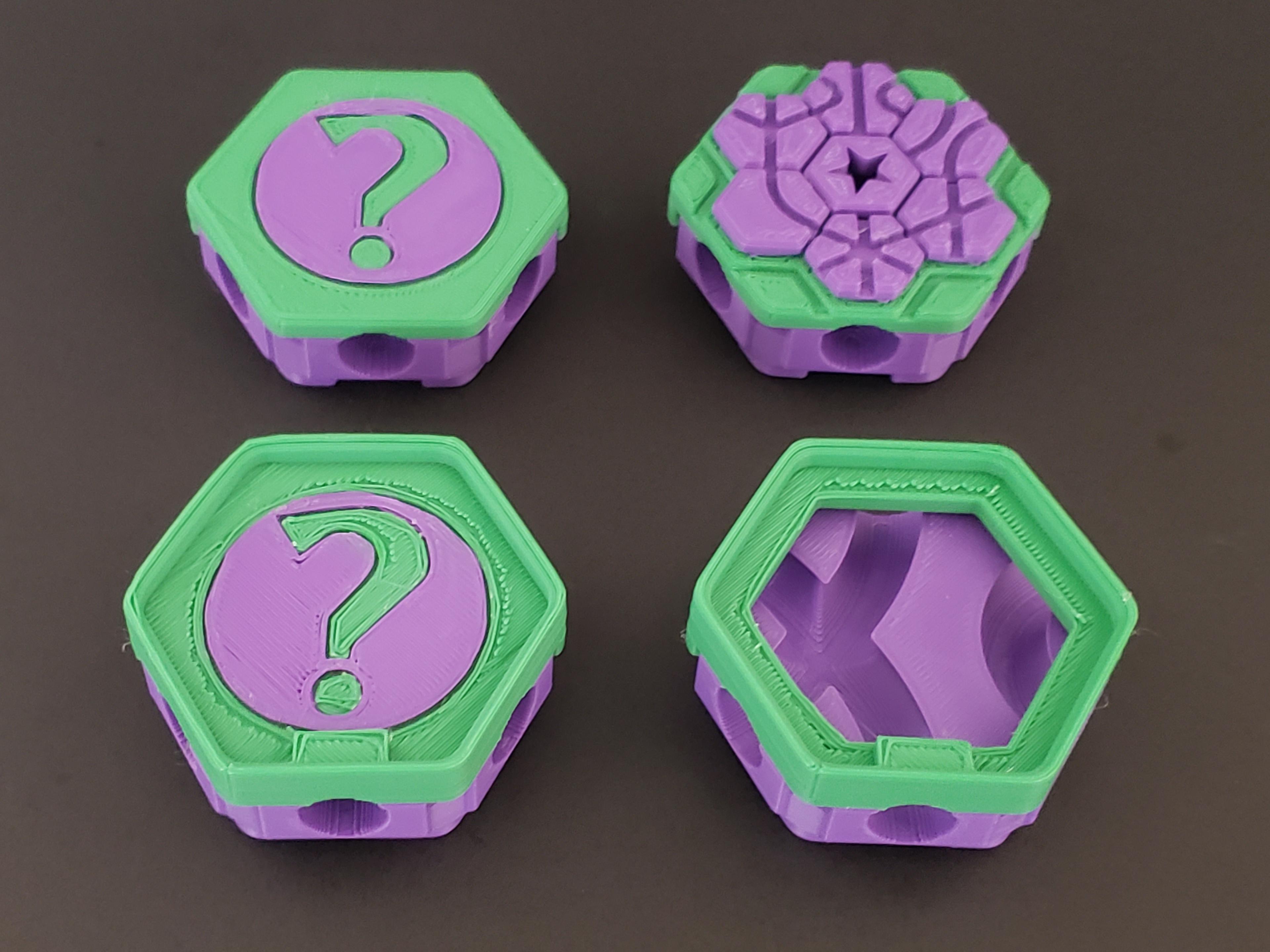 Hextraction Secret Click Tiles 3d model