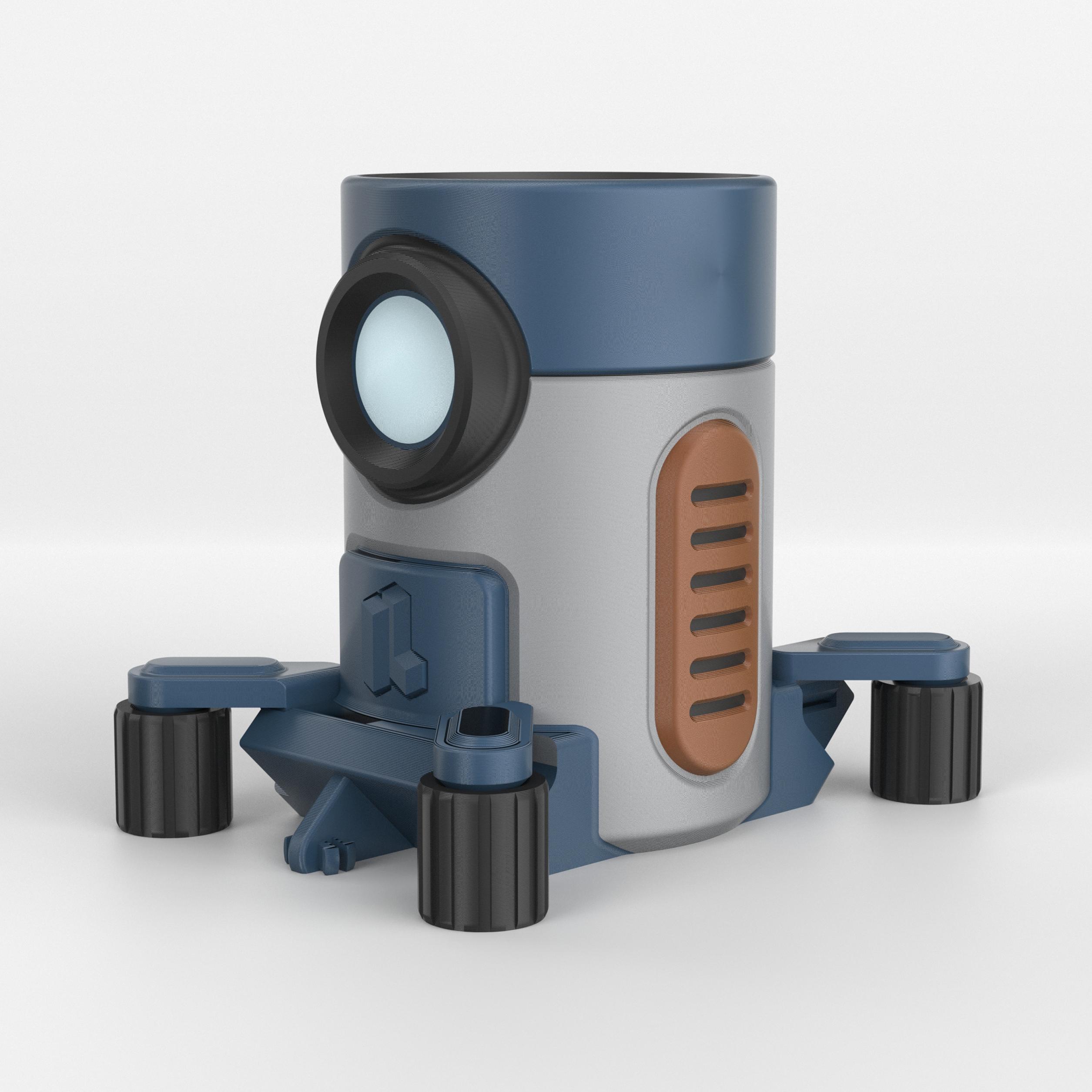 Droid Can Cup print-in-place 3d model