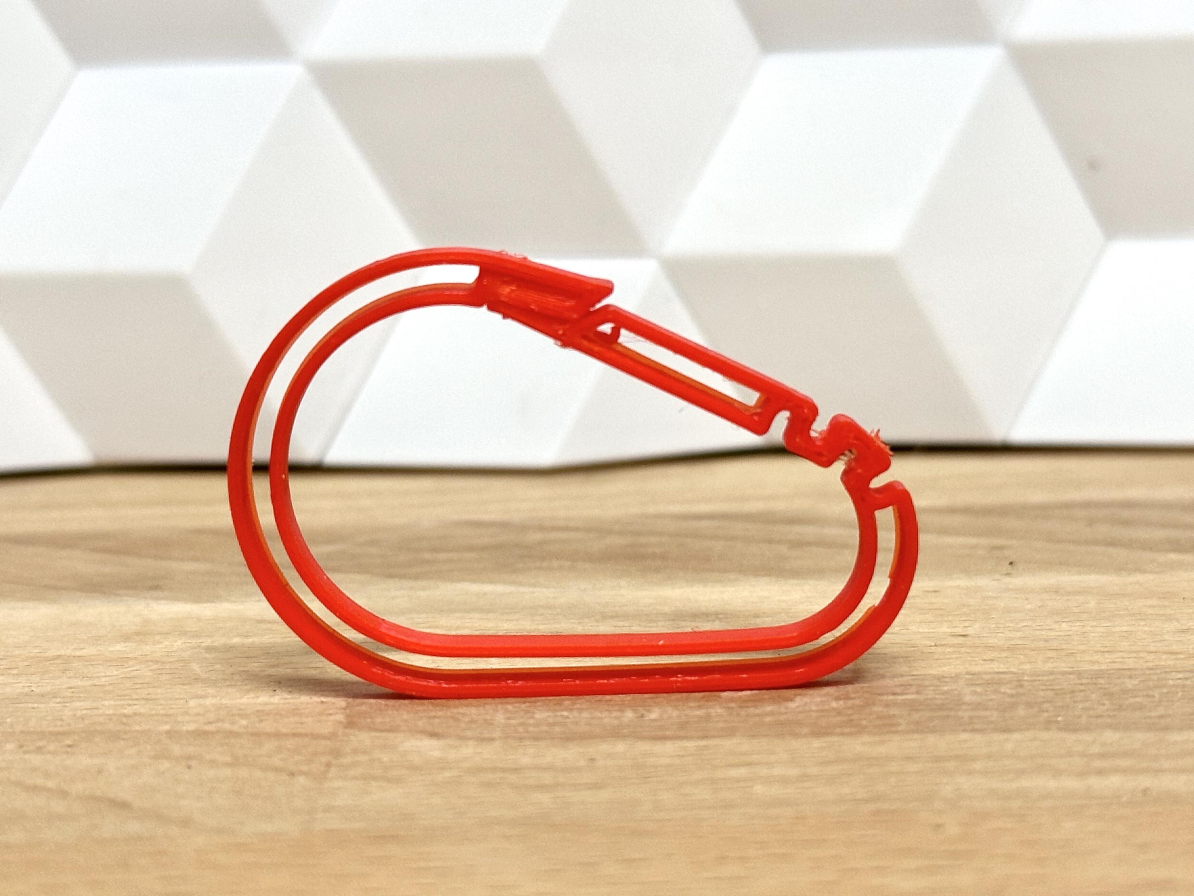 Simple Carabiner Clips - Style them your way! 3d model