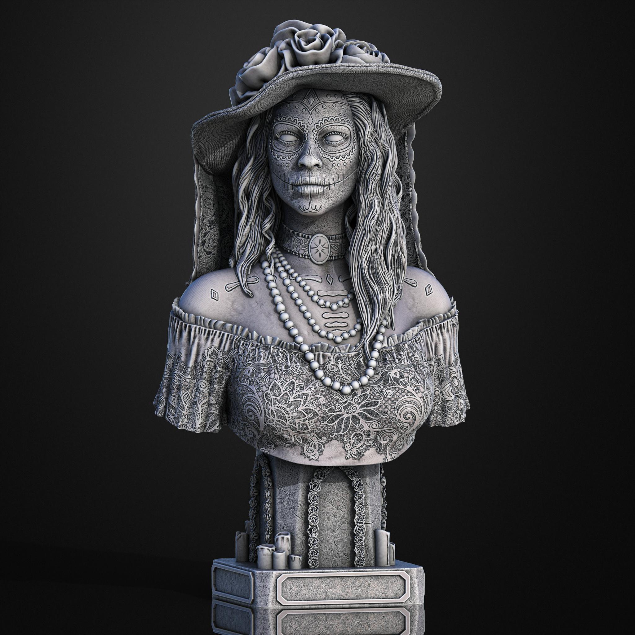 La Catrina (Pre Supported) 3d model