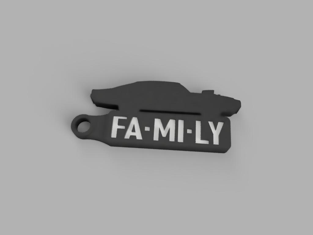 "Family" Key Holder 3d model