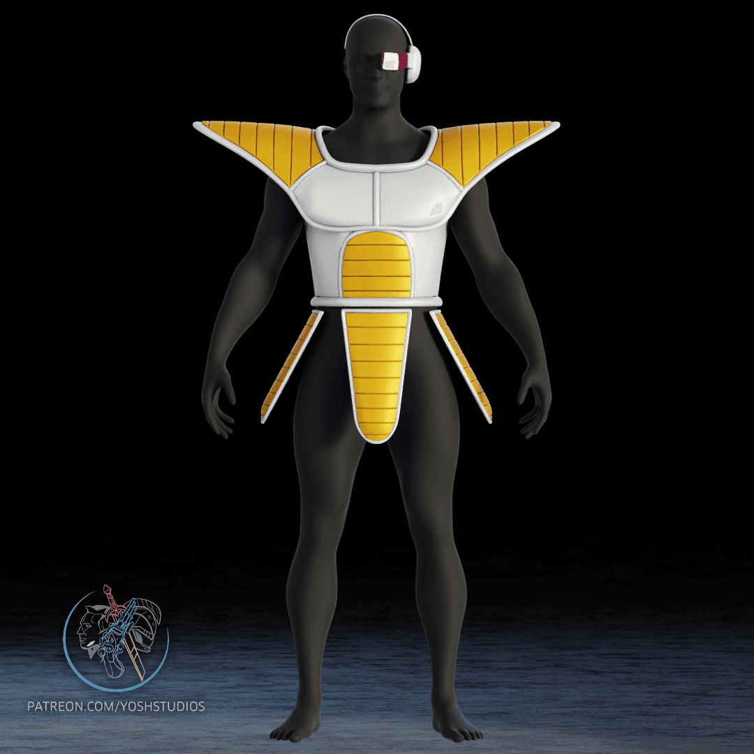 Saiyan Armor 3D Printer File STL 3d model