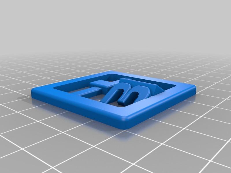 3D print Badge/Keyfob 3d model