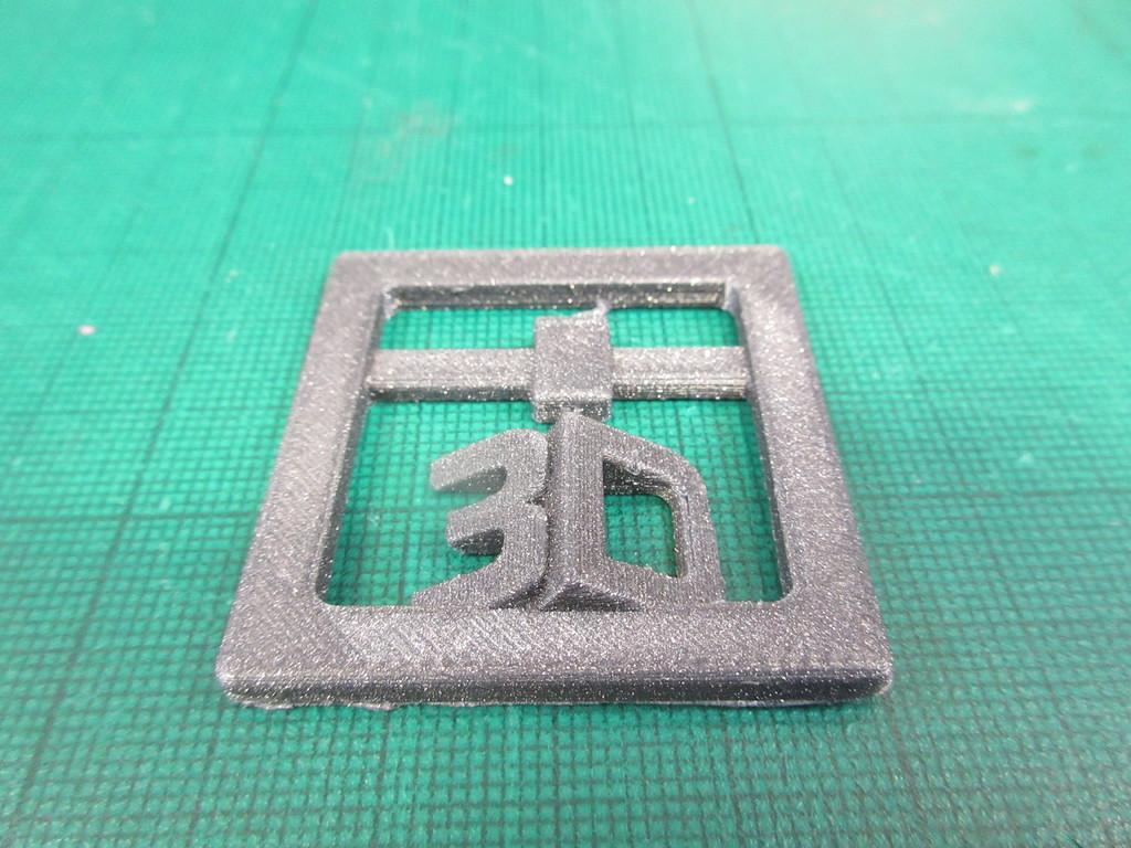 3D print Badge/Keyfob 3d model