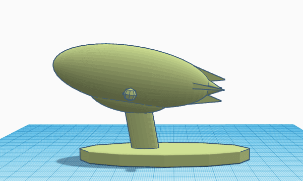 blimpie the blimp.stl 3d model