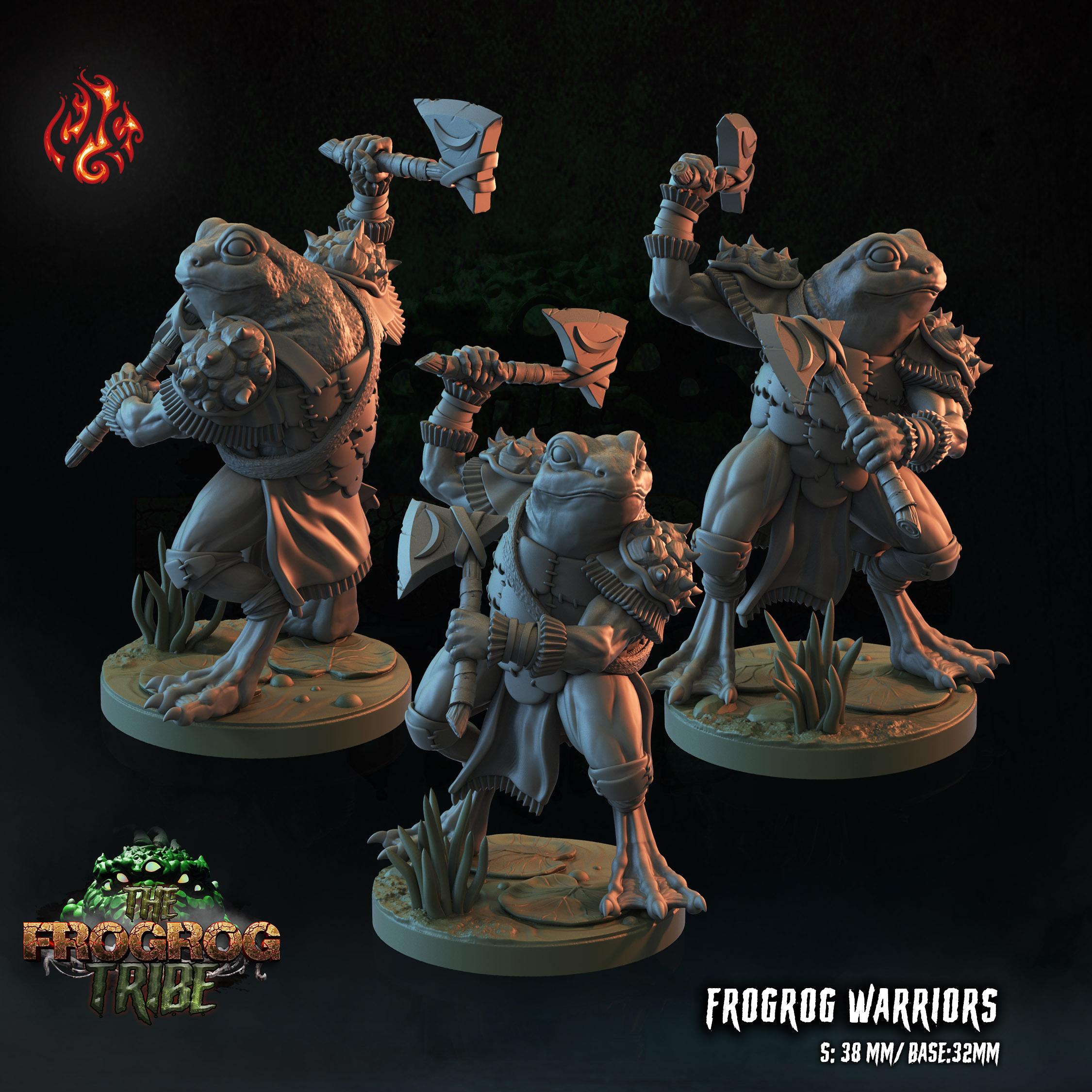 Frogrog Warriors 3d model