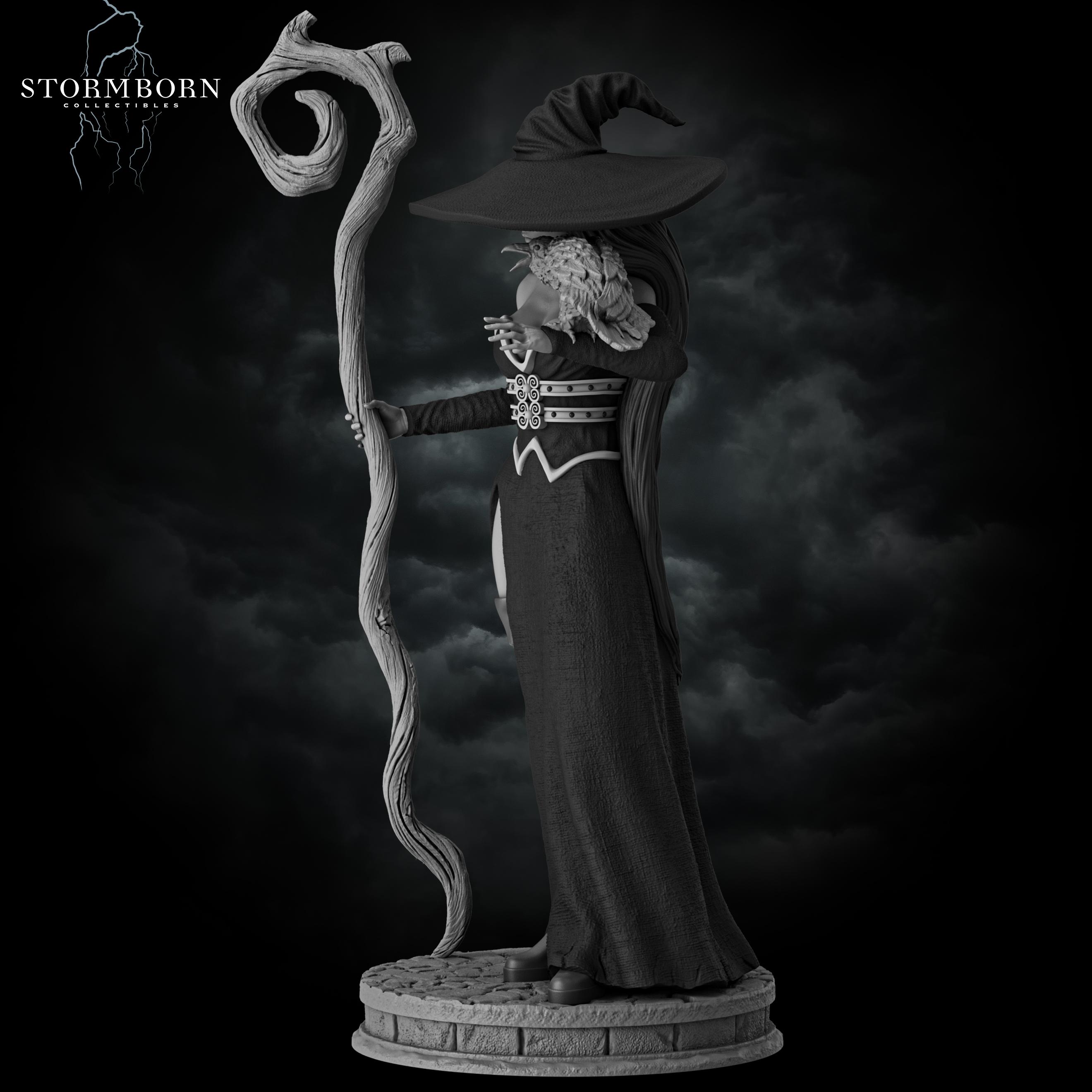 (75mm) Azora the Witch 3d model