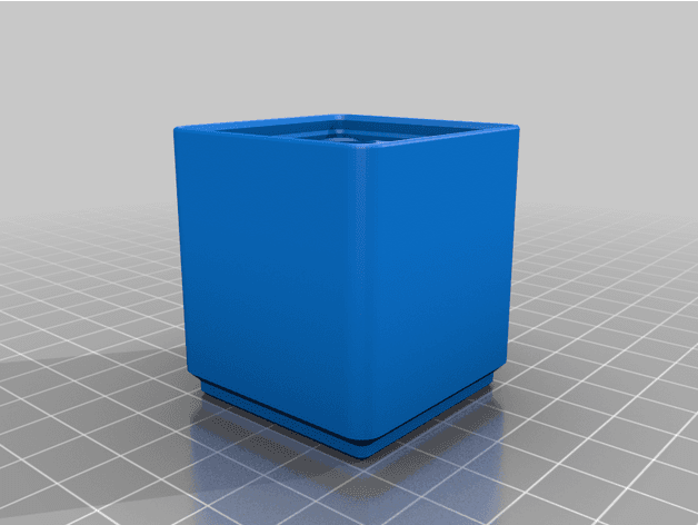 Gridfinity - Hot Glue Stick Holder 11 mm 3d model