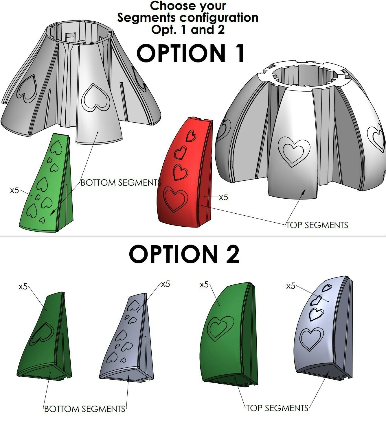 LOVE Hot Air Balloon Standard Size 3d model