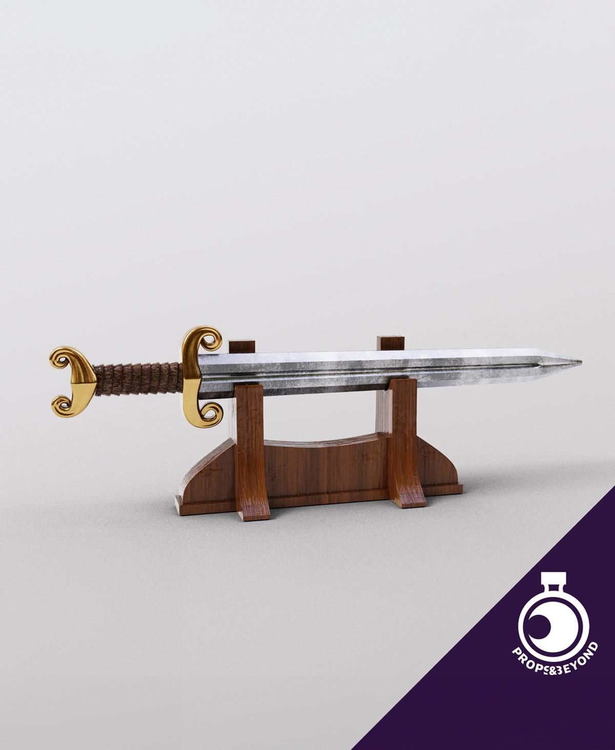 Sword of Defending - Miniature Armory Collection 3d model