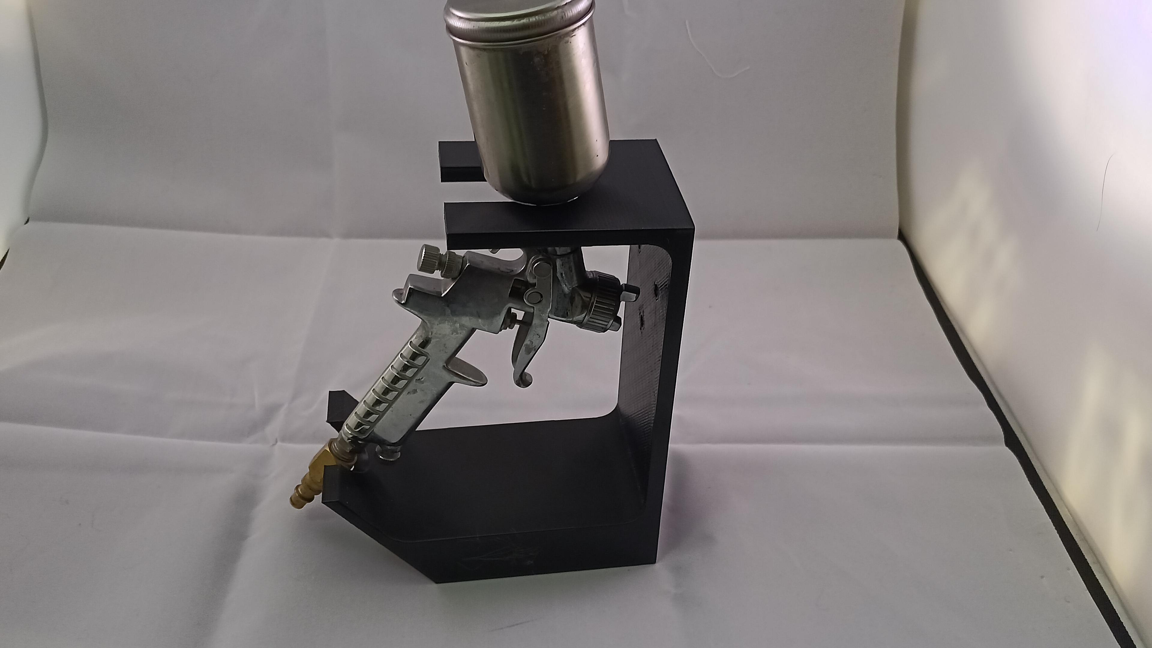 HVLP spray gun holder wall mountable 3d model