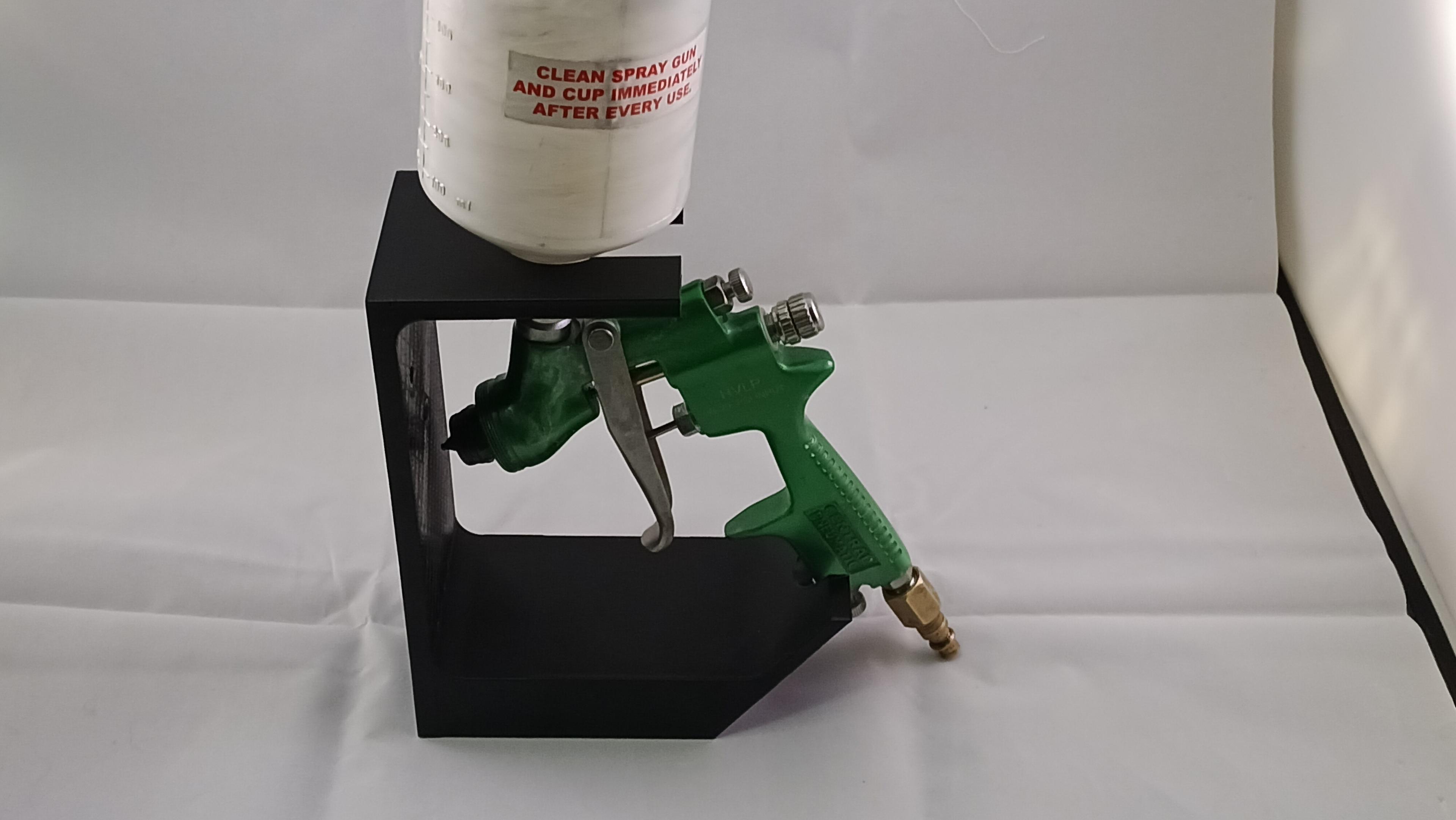 HVLP spray gun holder wall mountable 3d model