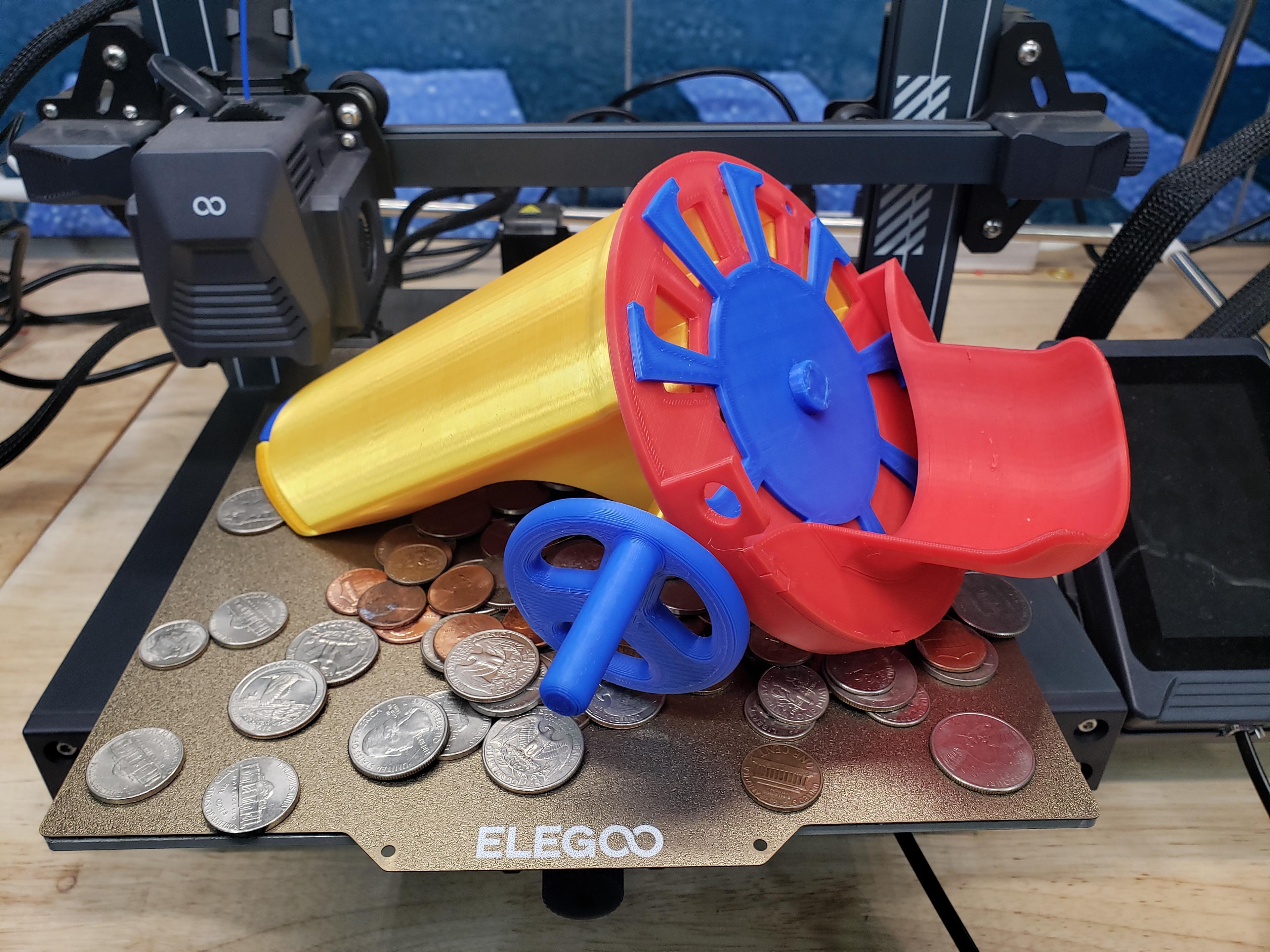 Desktop Coin Sorter 3d model