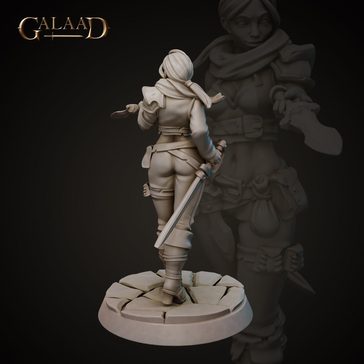 Female Bandit Dagger 3d model