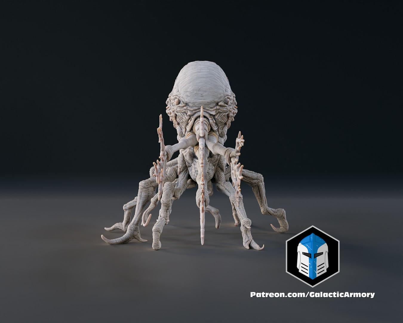 Halo Flood Spore Figurines and Mold - 3D Print Files 3d model