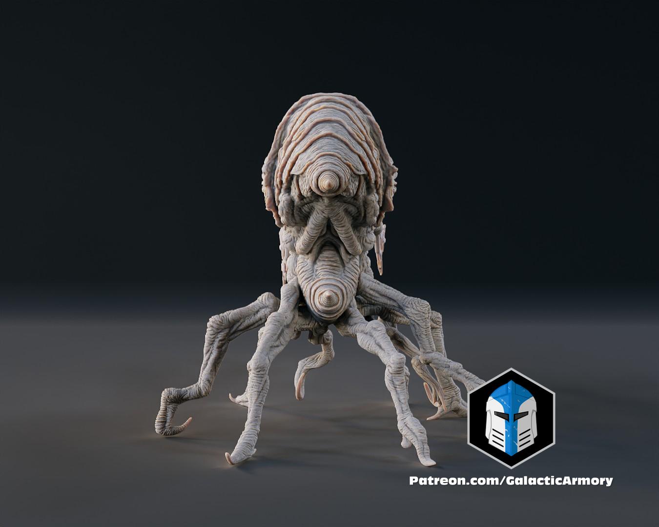 Halo Flood Spore Figurines and Mold - 3D Print Files 3d model