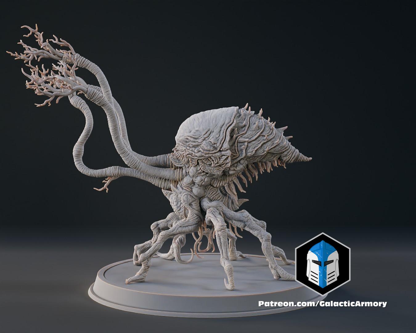 Halo Flood Spore Figurines and Mold - 3D Print Files 3d model