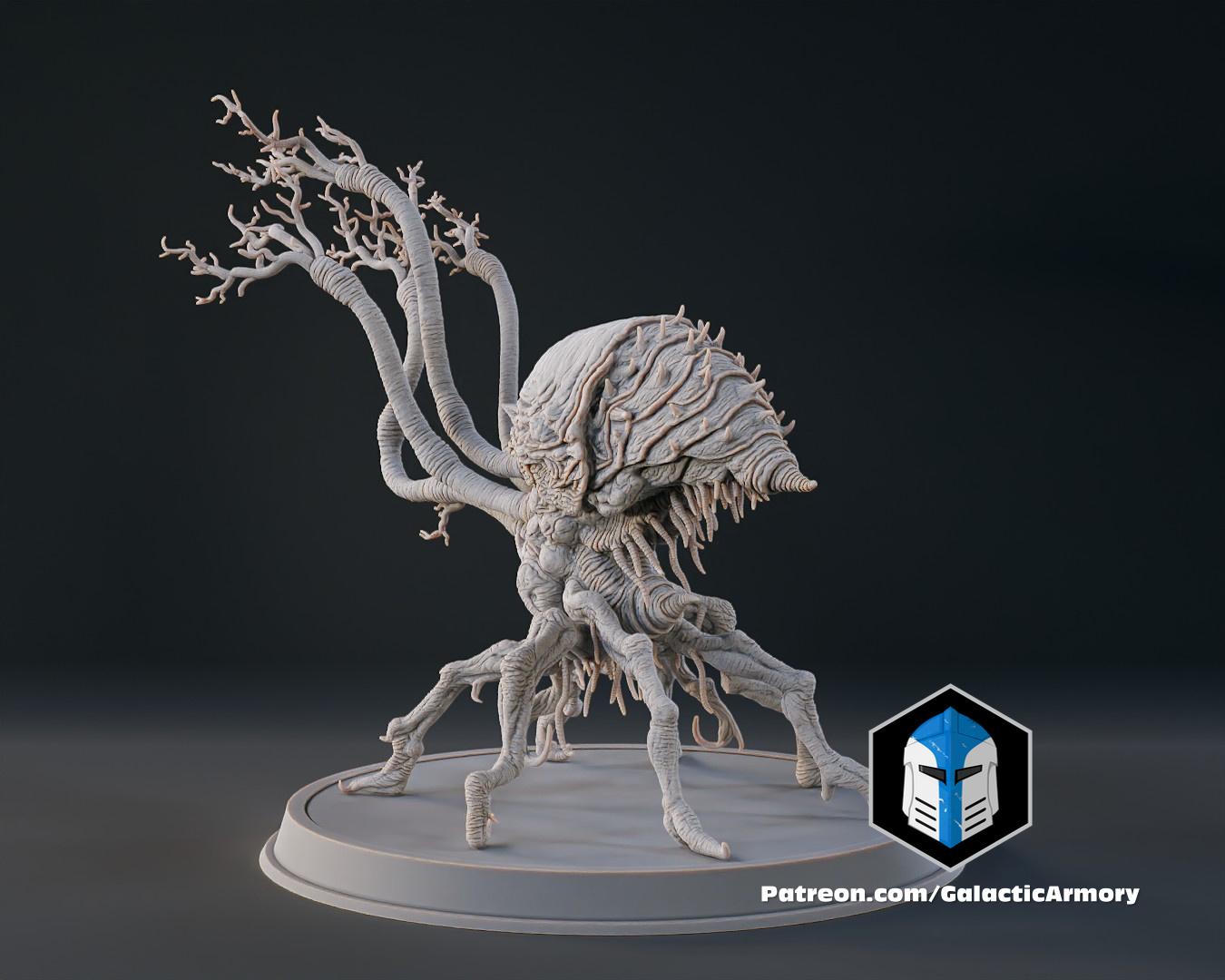 Halo Flood Spore Figurines and Mold - 3D Print Files 3d model