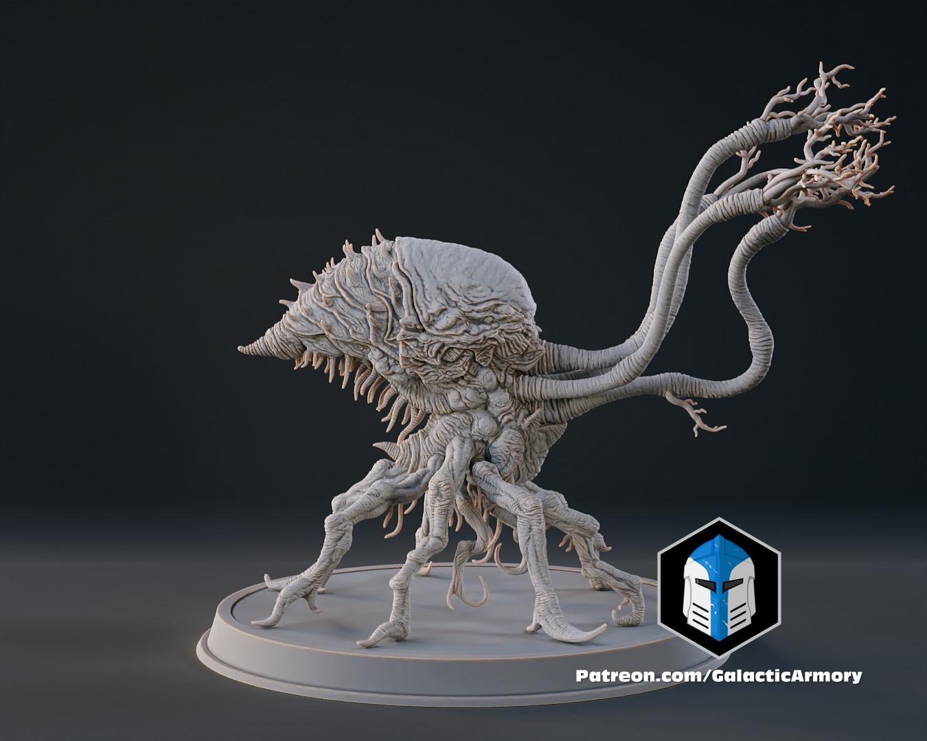 Halo Flood Spore Figurines and Mold - 3D Print Files 3d model