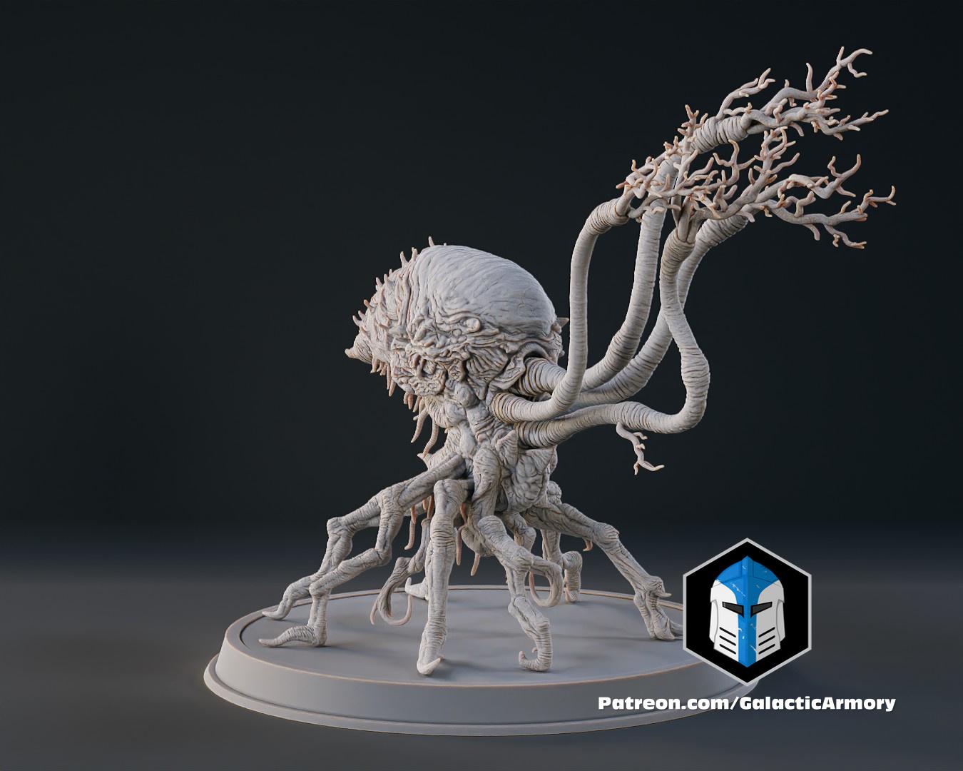 Halo Flood Spore Figurines and Mold - 3D Print Files 3d model