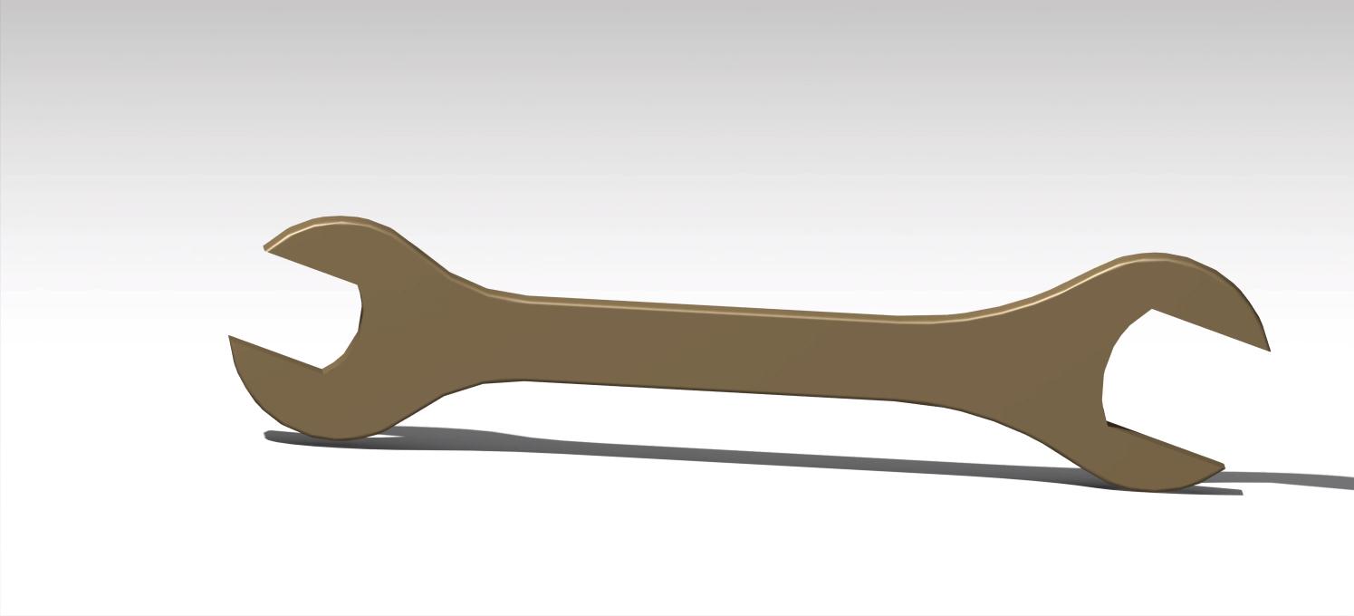 Spanner 3d model