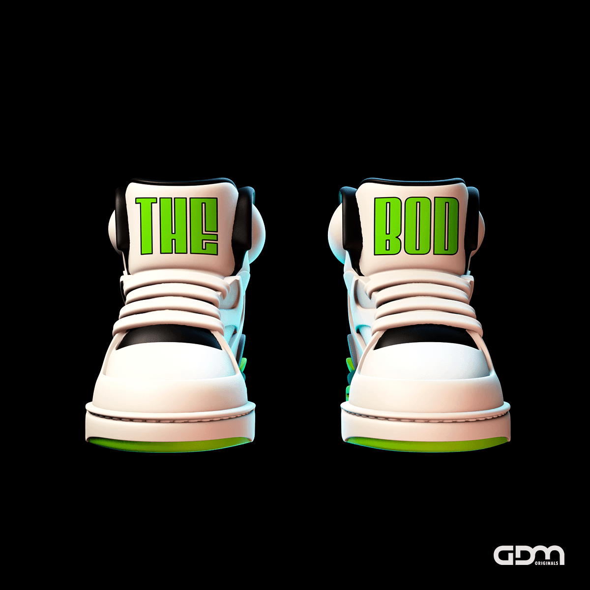 Air Command inspired Sneakers 3d model