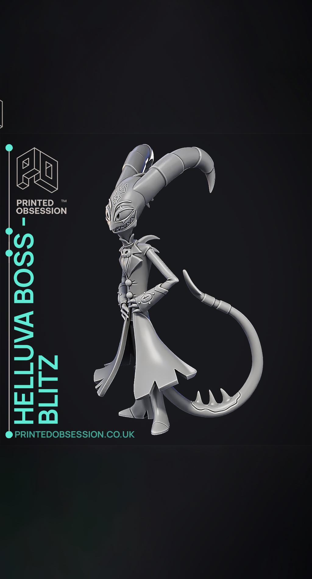 Blitzo - Helluva Boss - Fan Art 3d model