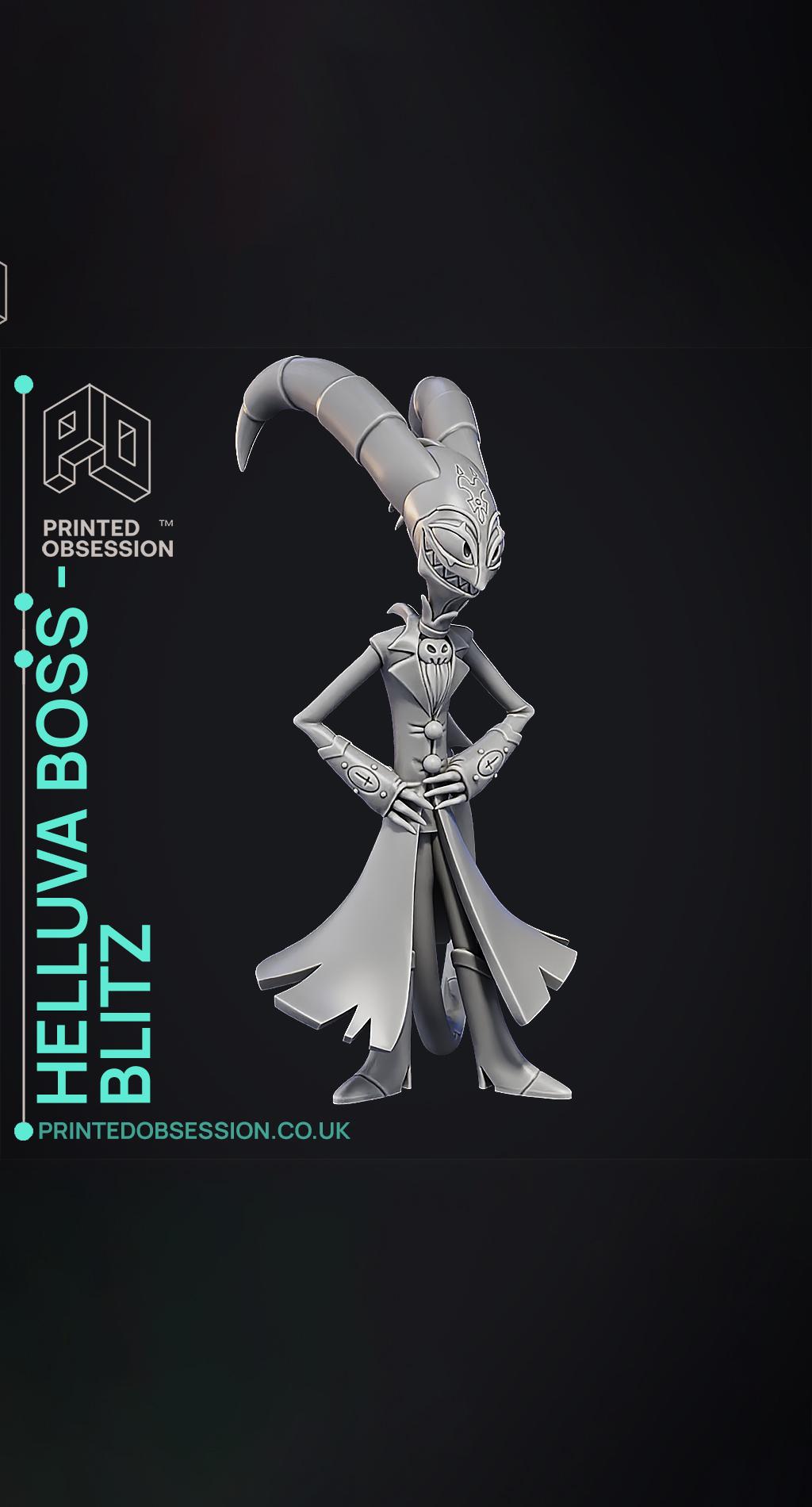 Blitzo - Helluva Boss - Fan Art 3d model