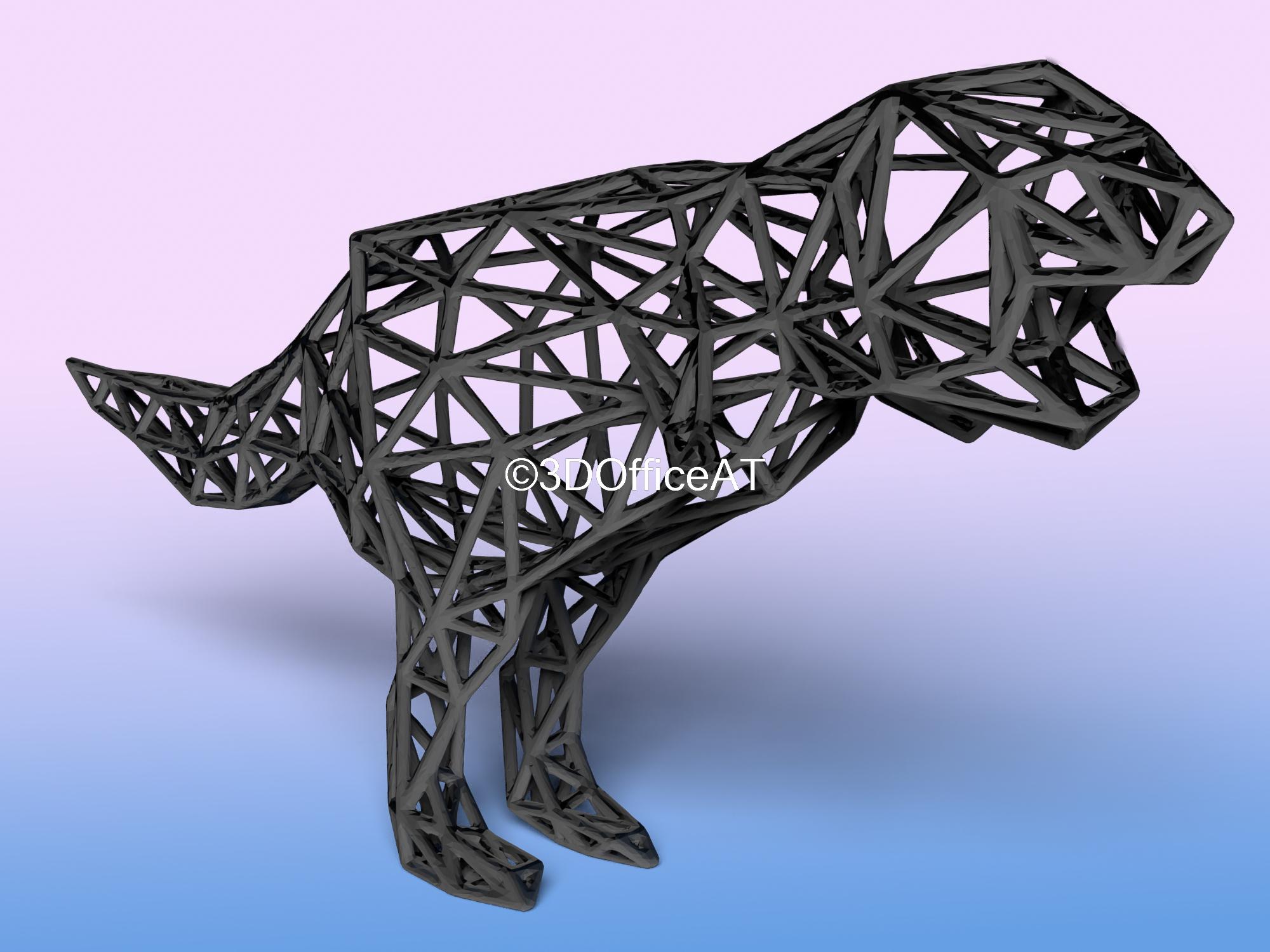 The T-Rex Wire Art 3d model