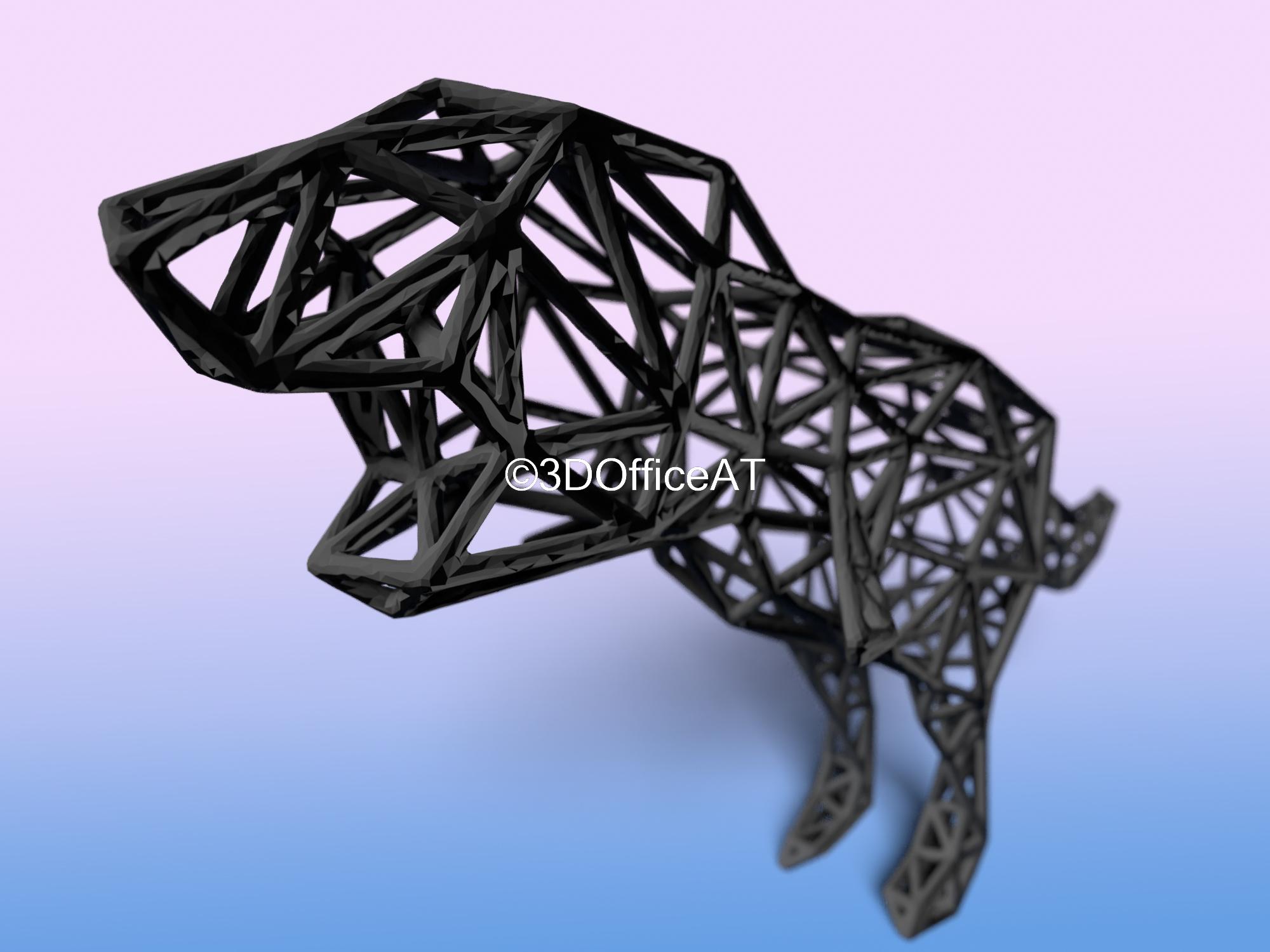 The T-Rex Wire Art 3d model