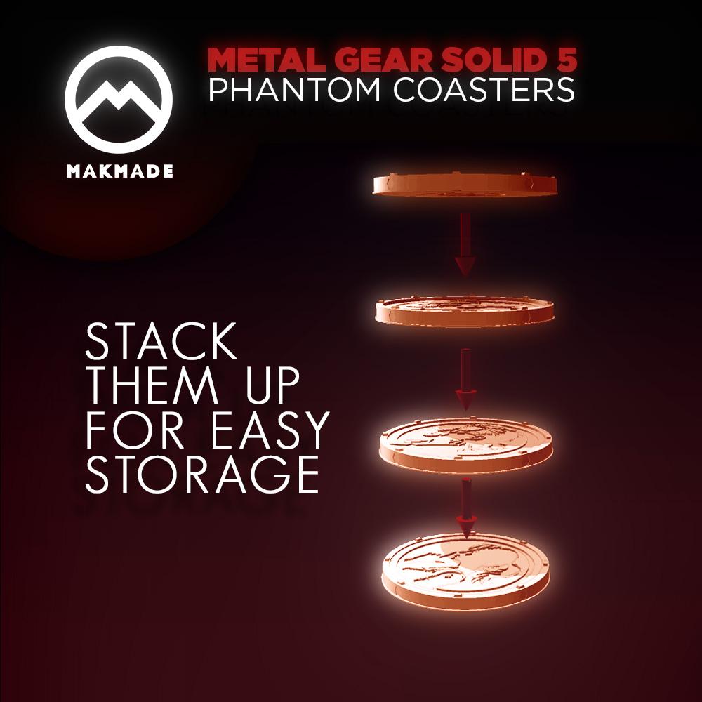 MGS5 PHANTOM COASTERS PIP 3d model