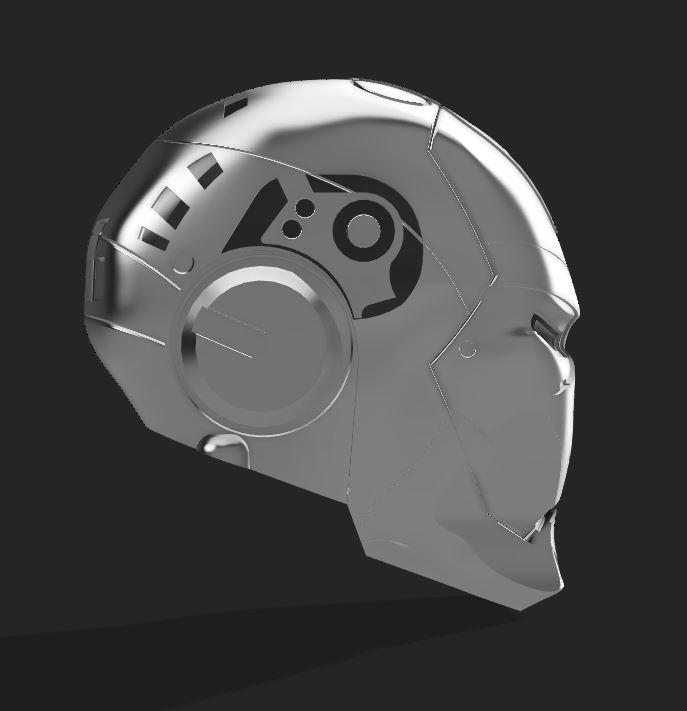 Iron Terminator Fan Art Helmet 3d model