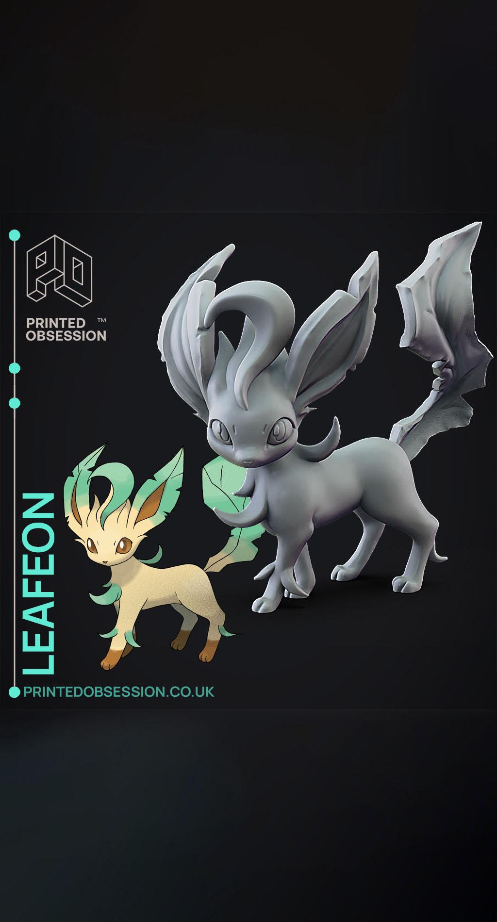 Leafeon - Pokemon - Fan Art 3d model