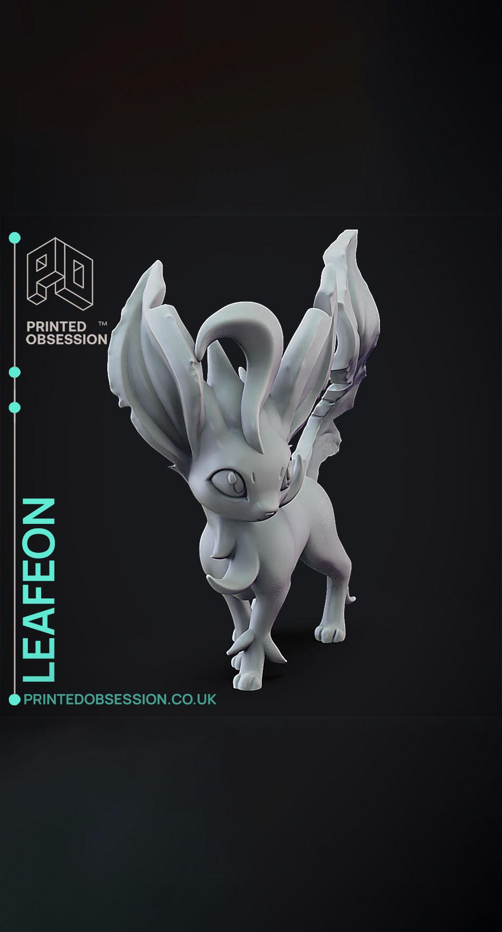 Leafeon - Pokemon - Fan Art 3d model