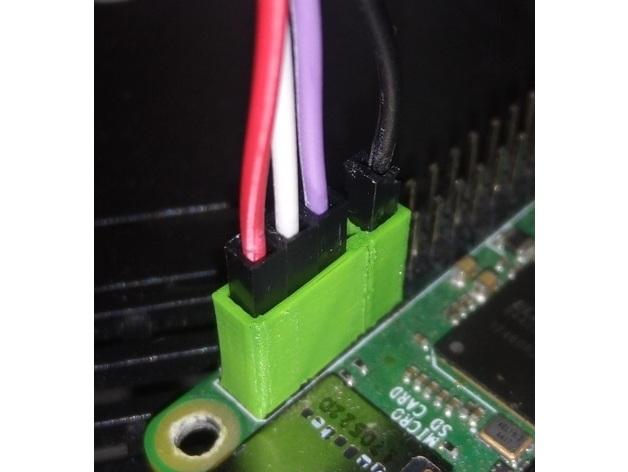 Jumper Plug Housing for Raspberry Pi and BME280 Temperature, Humidity, Barometric Pressure Weather Sensor 3d model