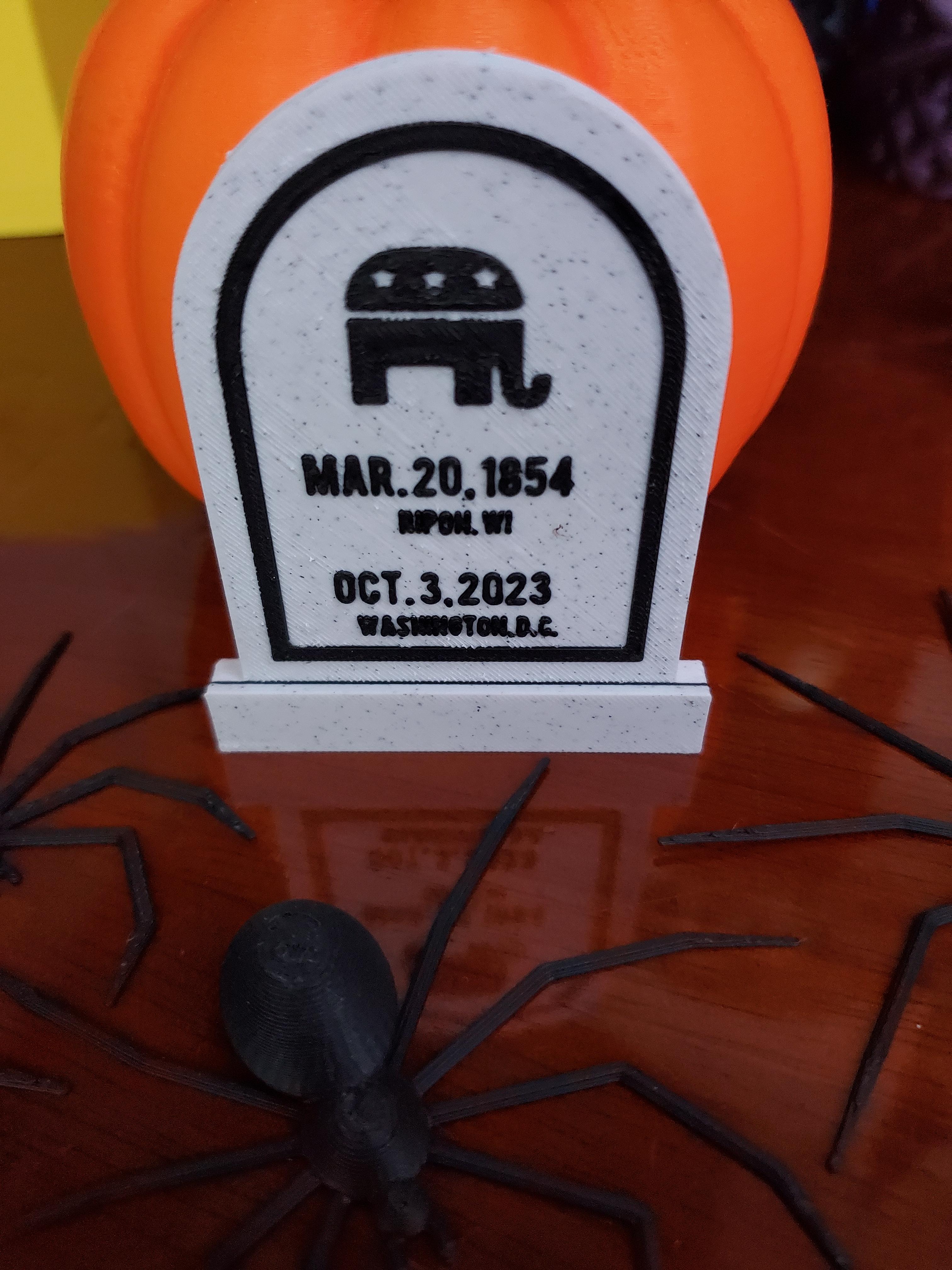 RIP GOP 3d model