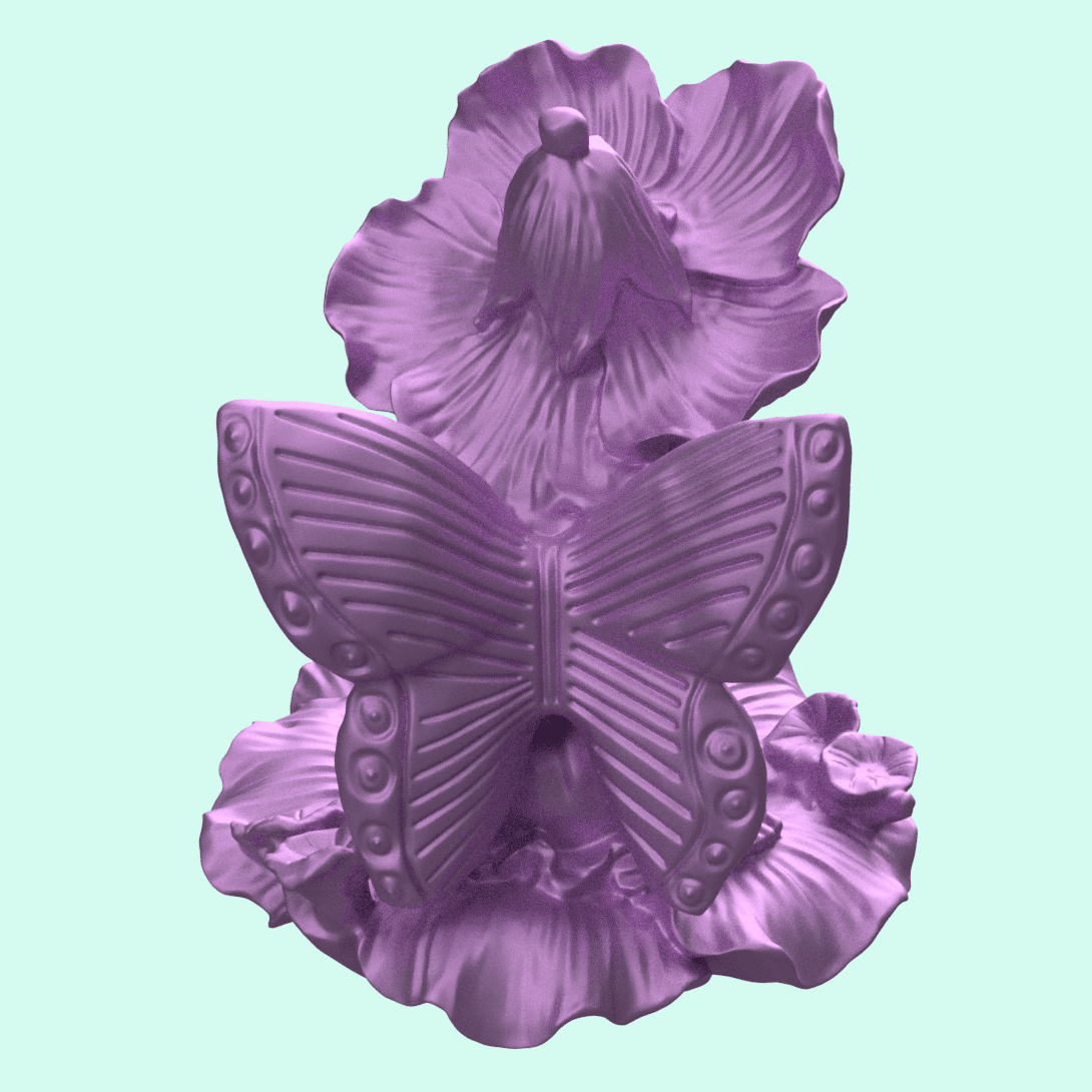 Fairy Flower Hat 3d model