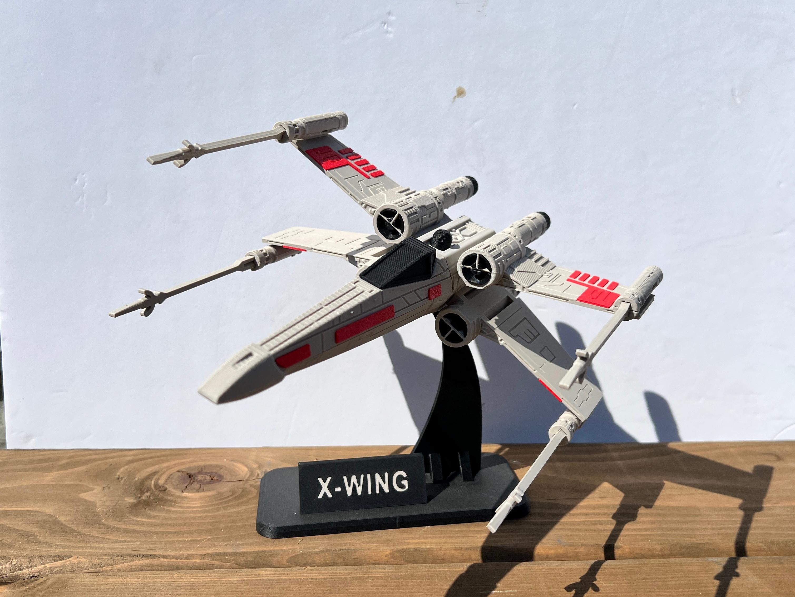 X-Wing Kit (No Support, No AMS, No Glue) - It is a super fun print to do, I love the contrast between the different colours. - 3d model