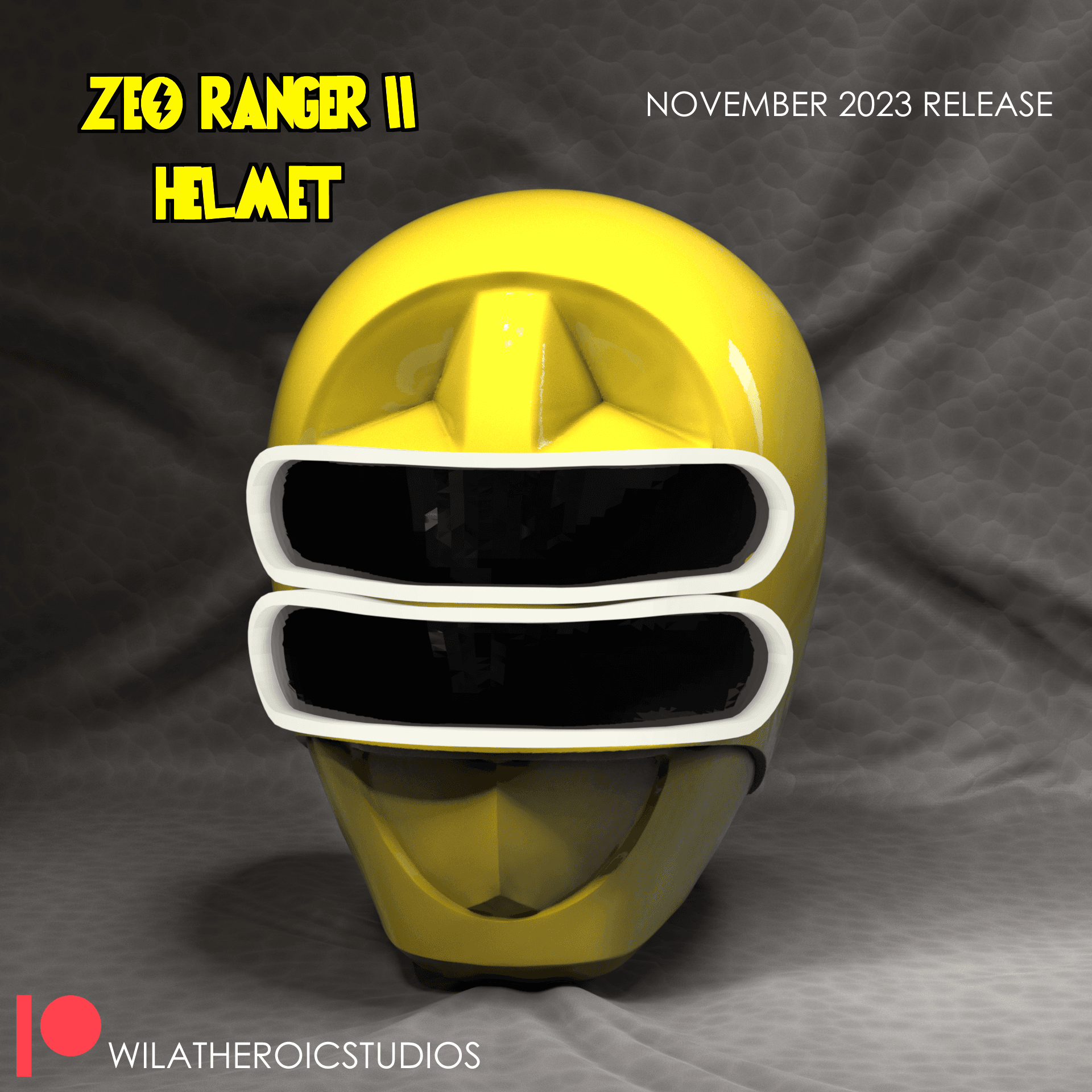 Zeo Ranger II Helmet [Custom Design] 3d model