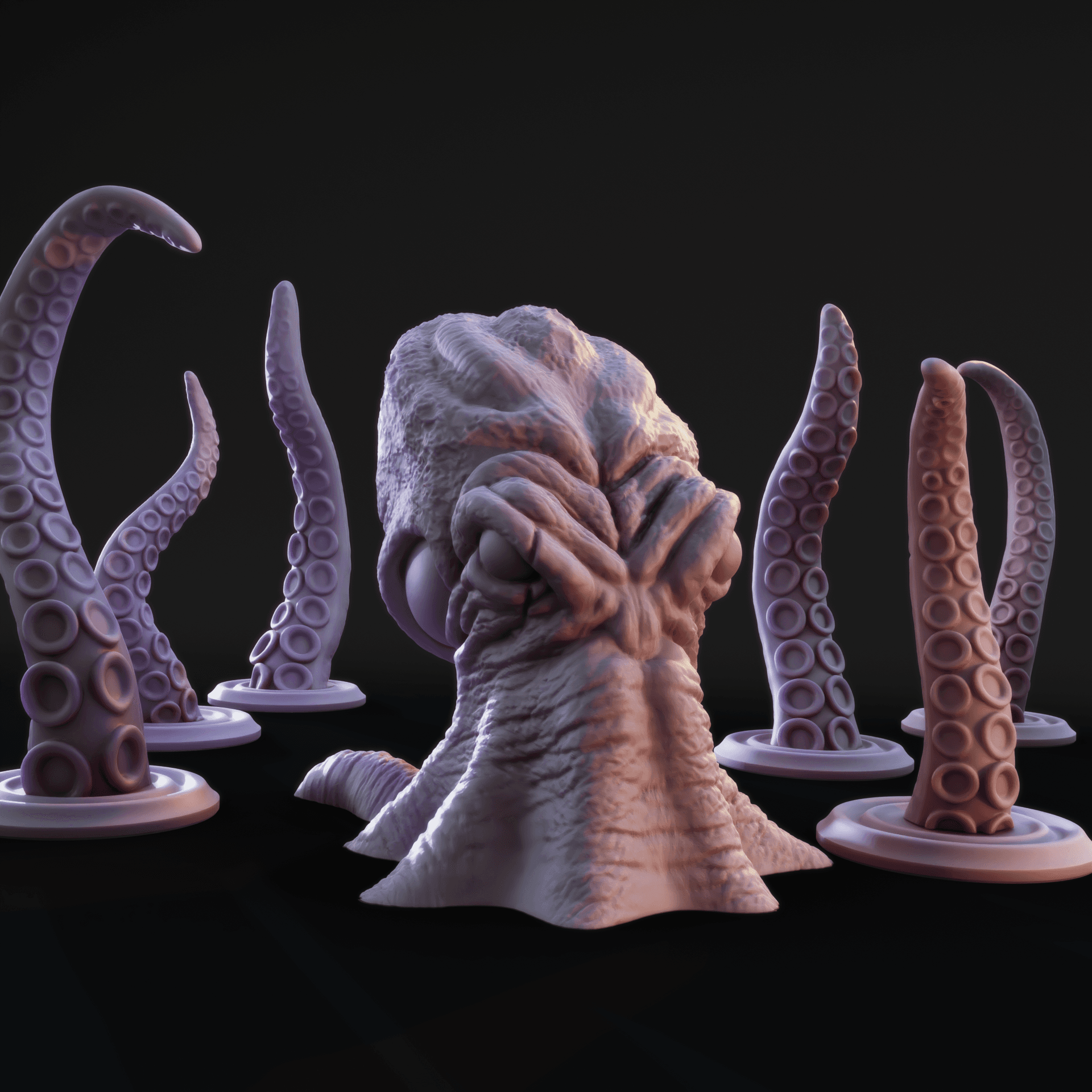 Giant Octopus monster 3d model