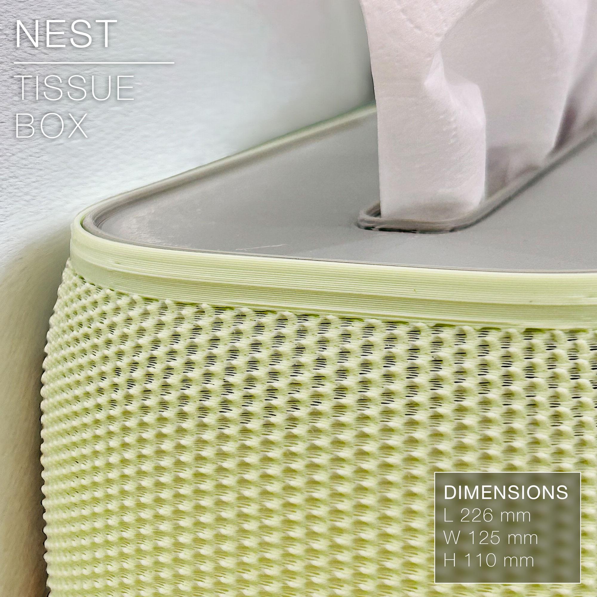 NEST  |  Wicker Tissue Box 3d model