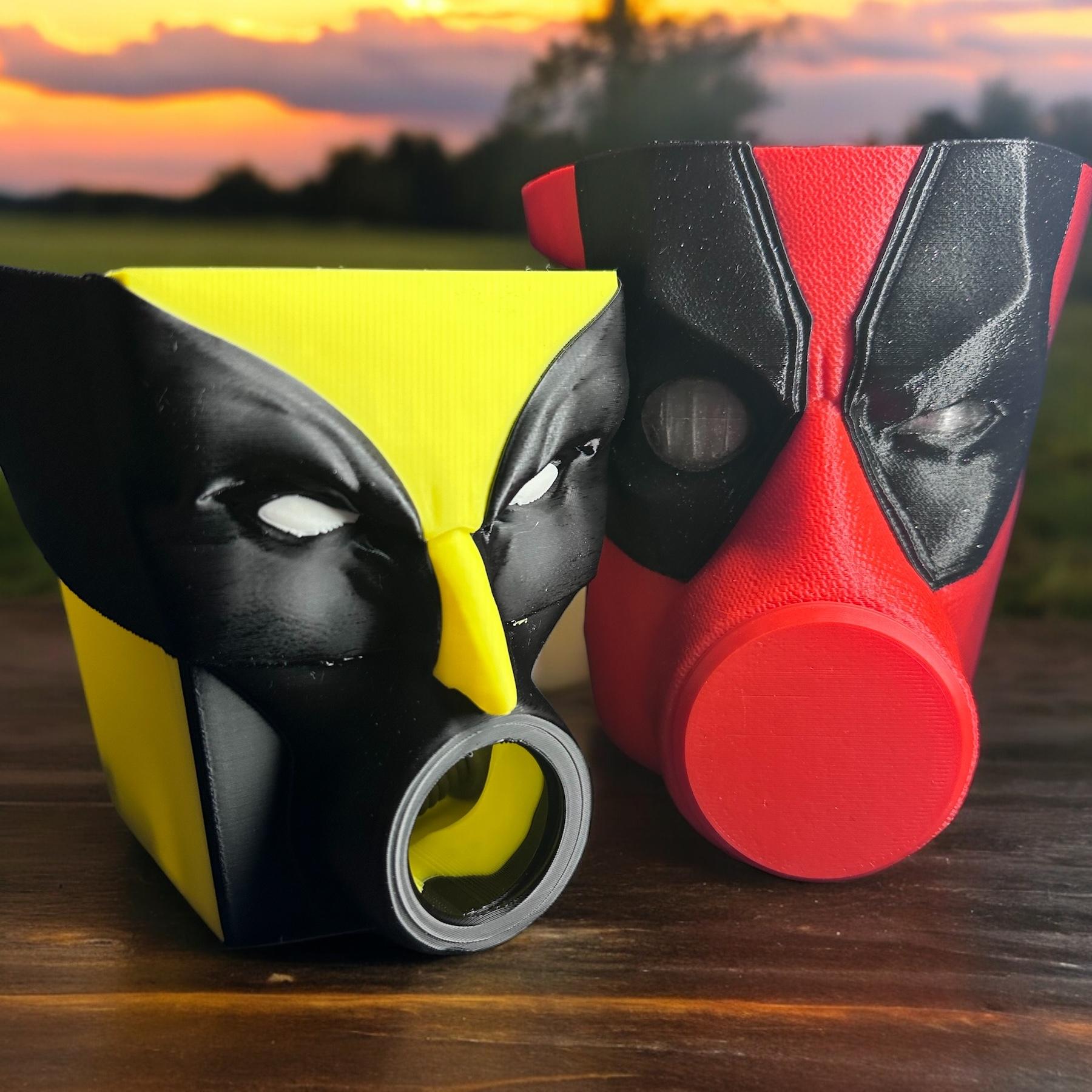 Wolverine Popcorn Bucket, Marvel, Fan Art, Movie, Deadpool, X Men 3d model