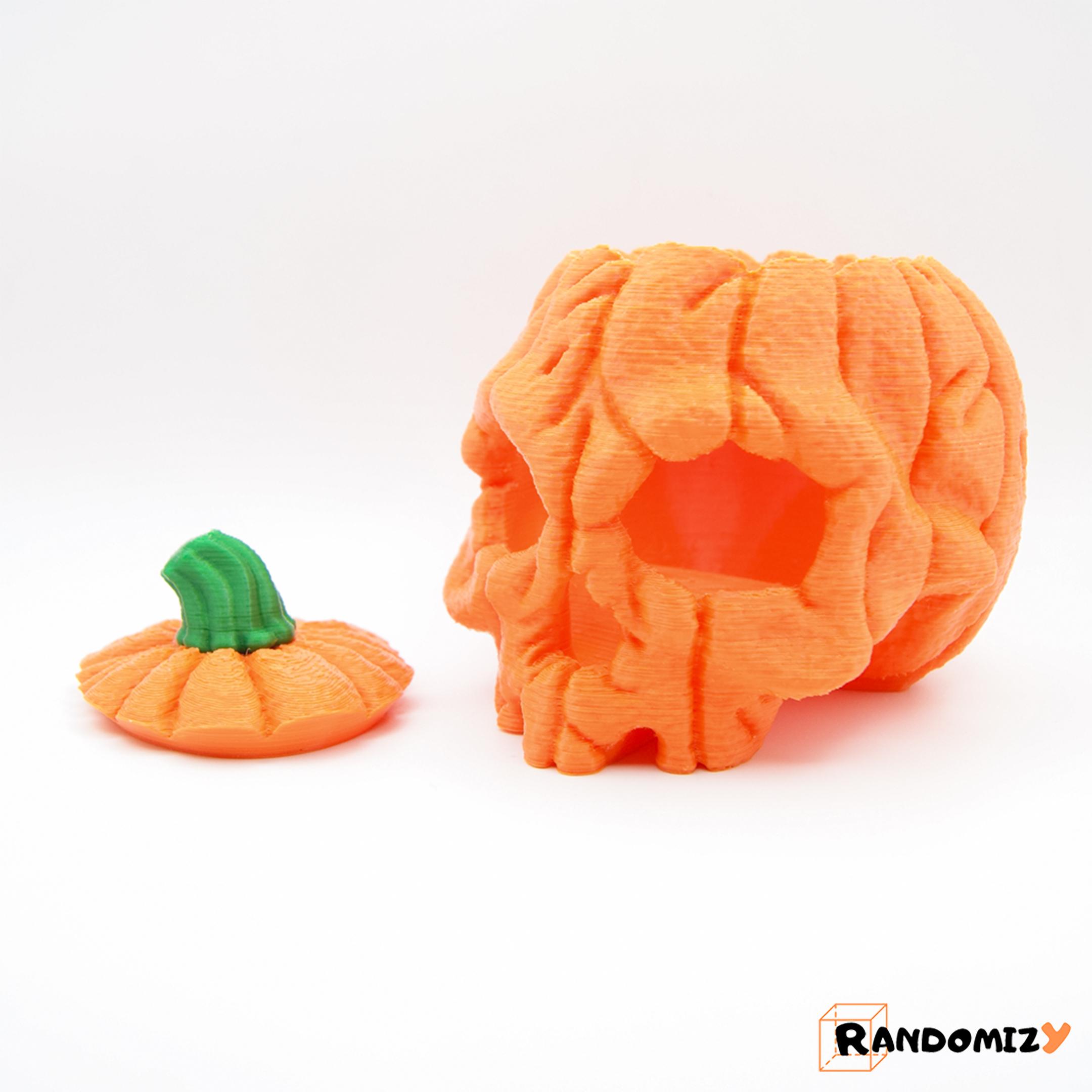 Pumpkin Skull 2.0 (Tea Light Version) 3d model