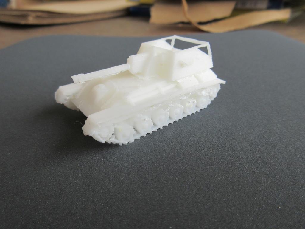 Su-76M 1/100 scale 3d model